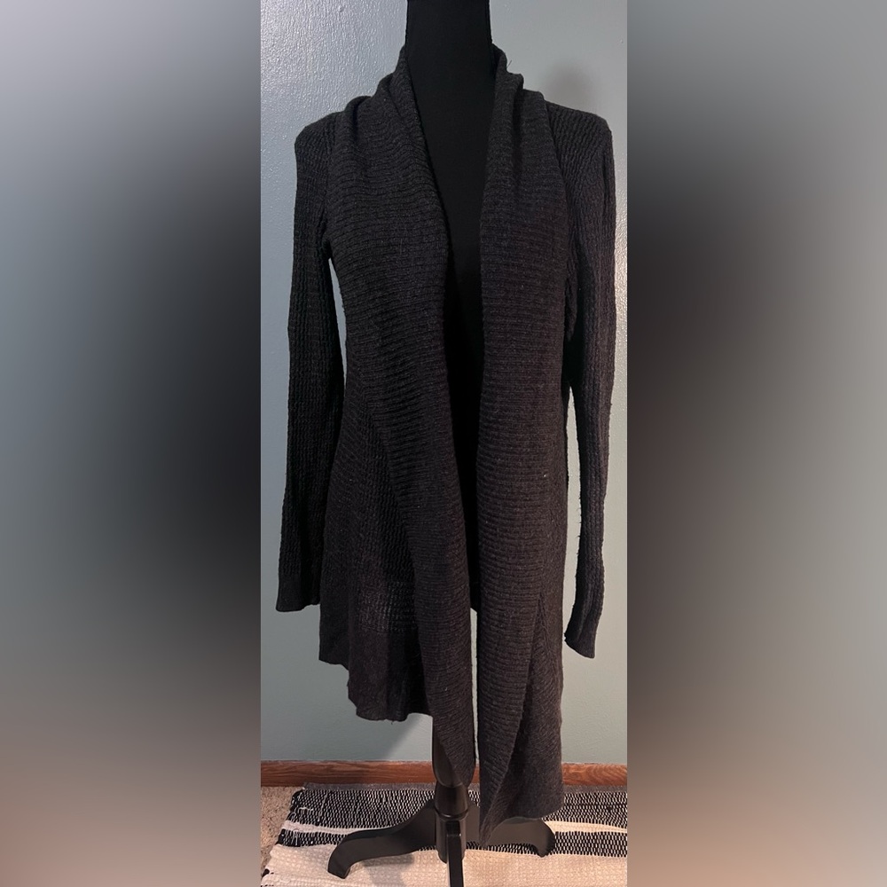 Loft dark grey cardigan sweater
